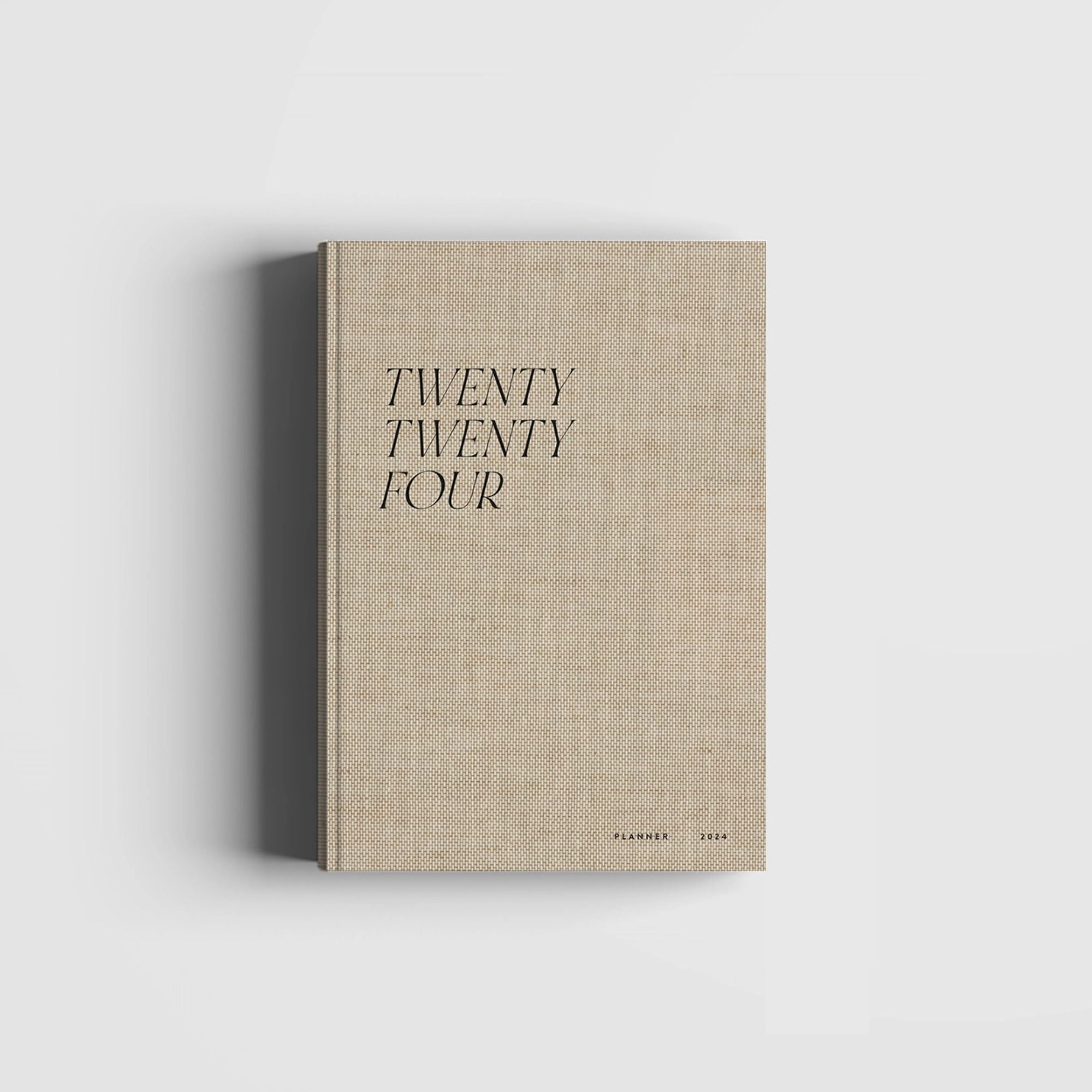 2024 Linen Hardcover Planner