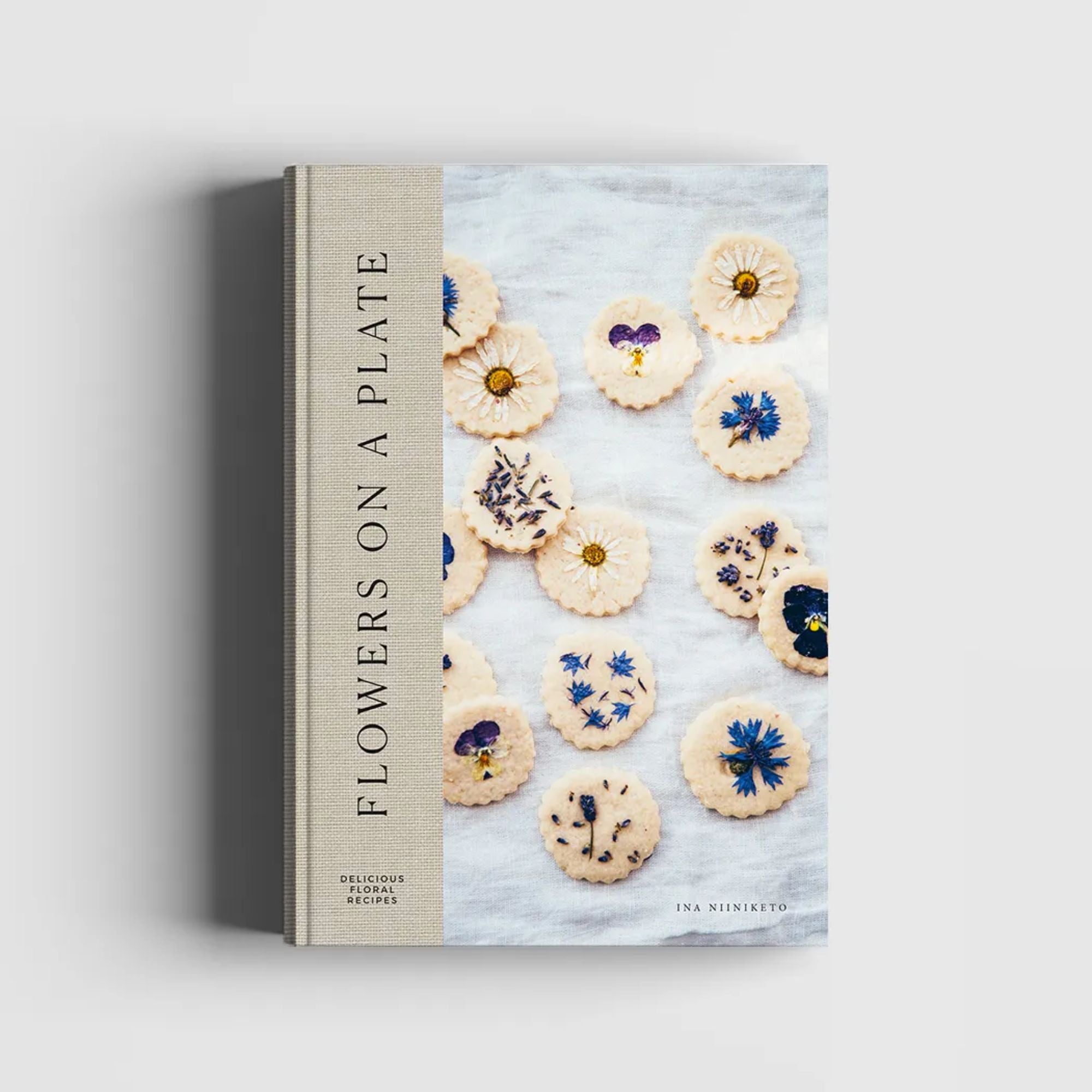 Flowers on a Plate - Hardcover Book