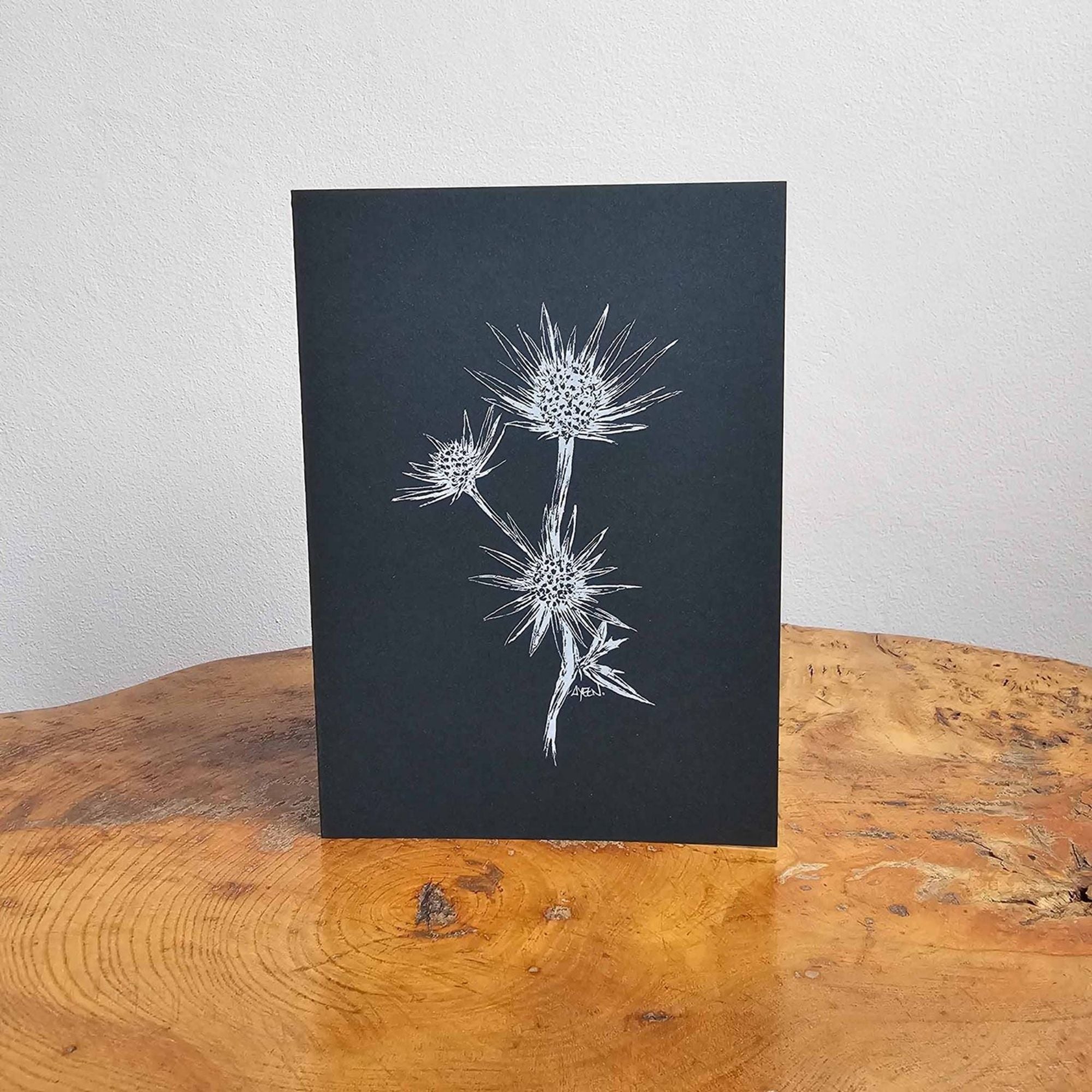 Sea Holly Greeting Card