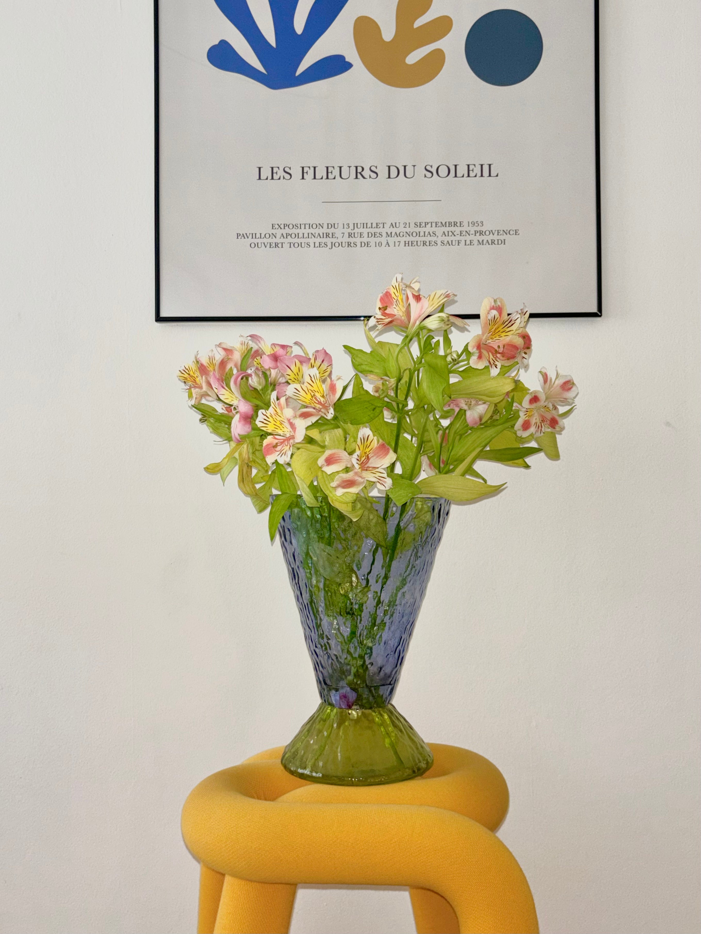 Abyss Blue Vase