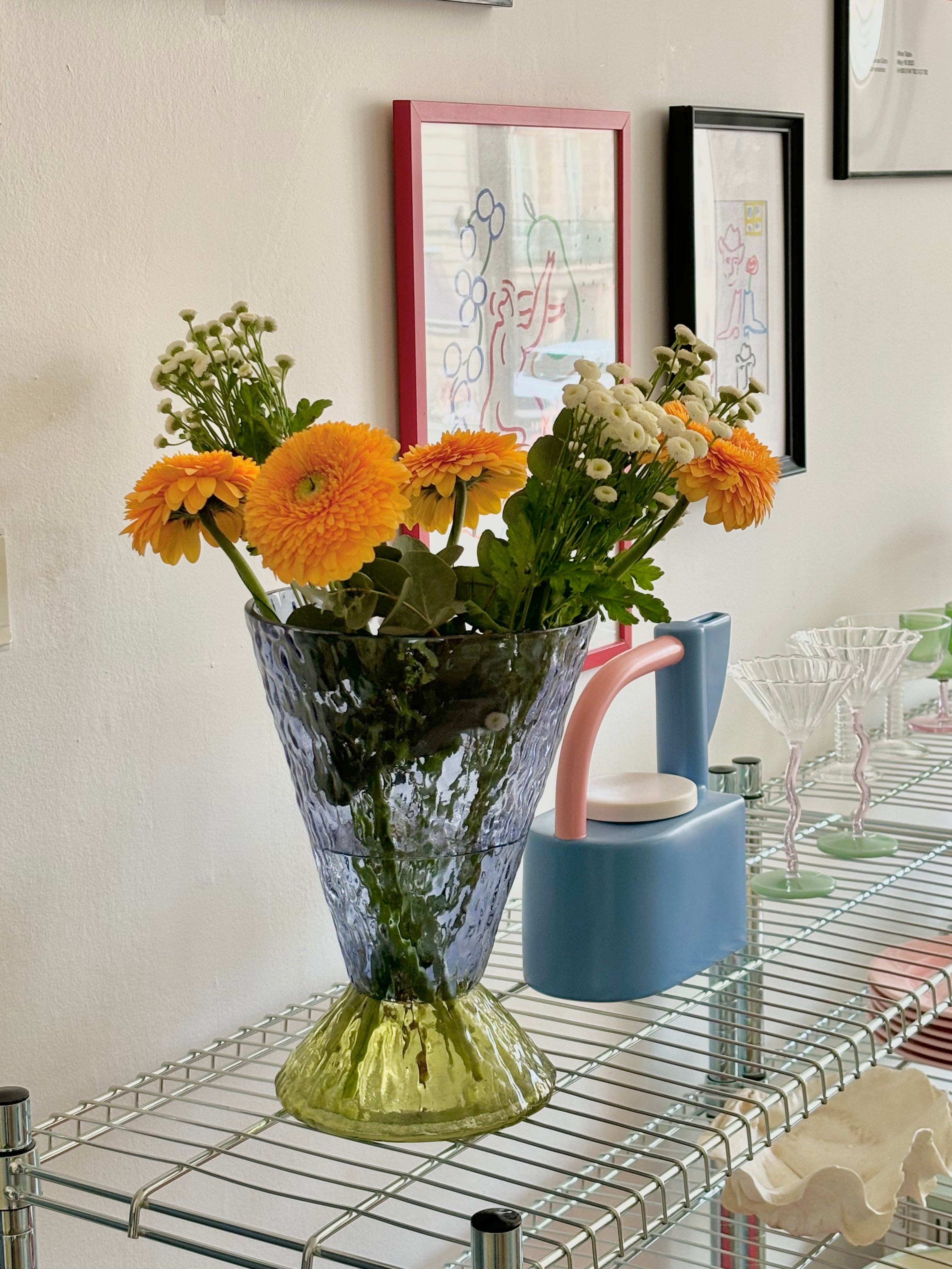 Abyss Blue Vase