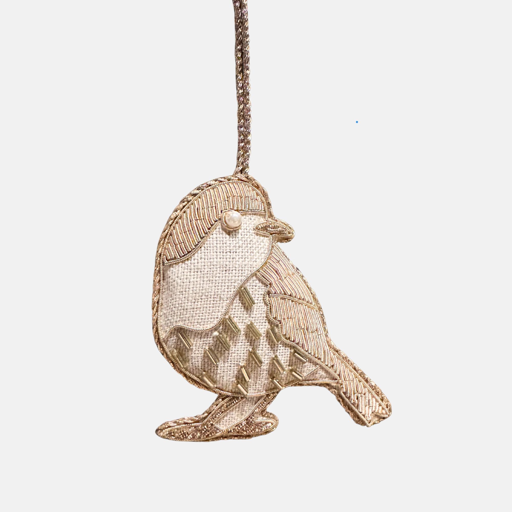 Beaded Robin Tree Decoration