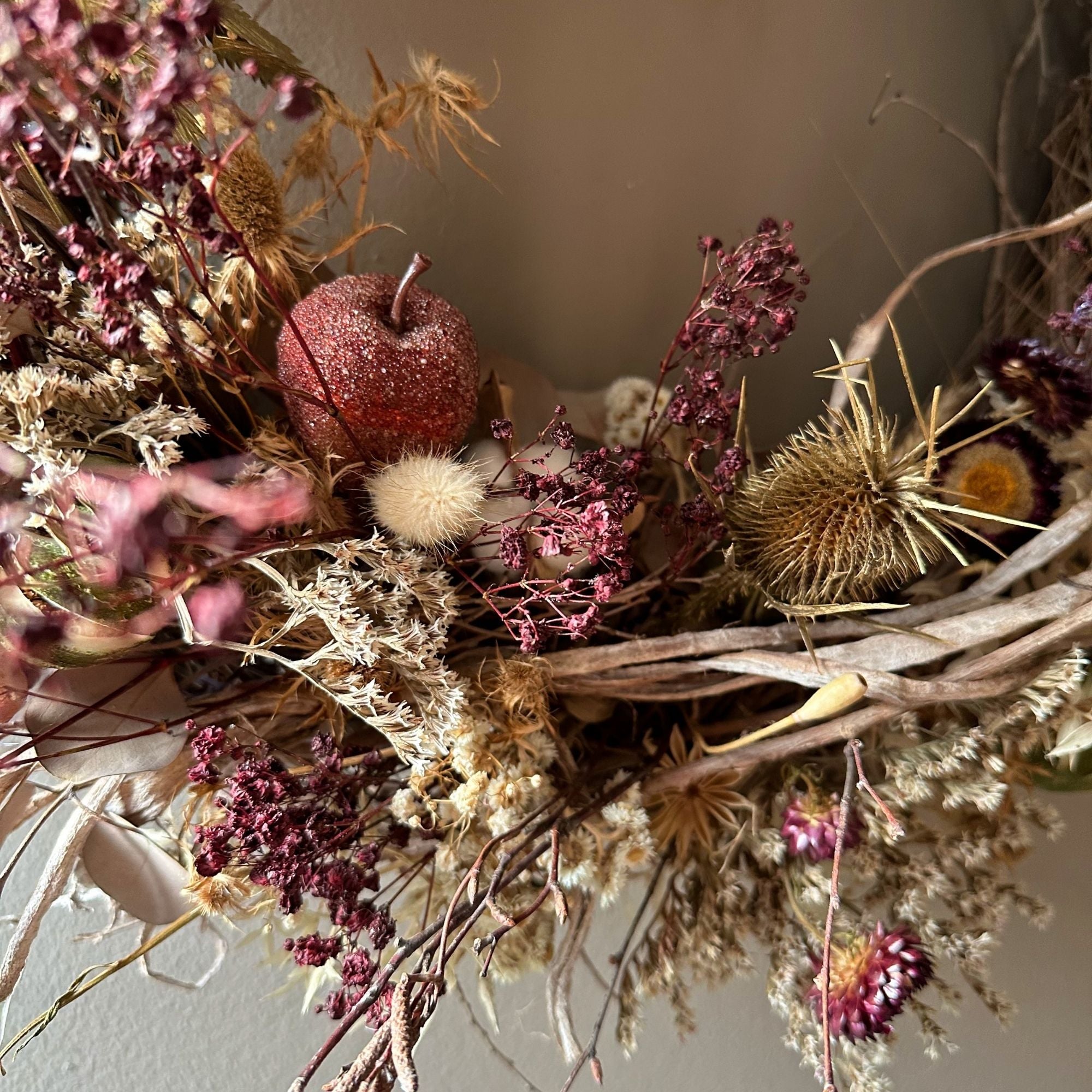 Earthy Dried Autumnal Wreath
