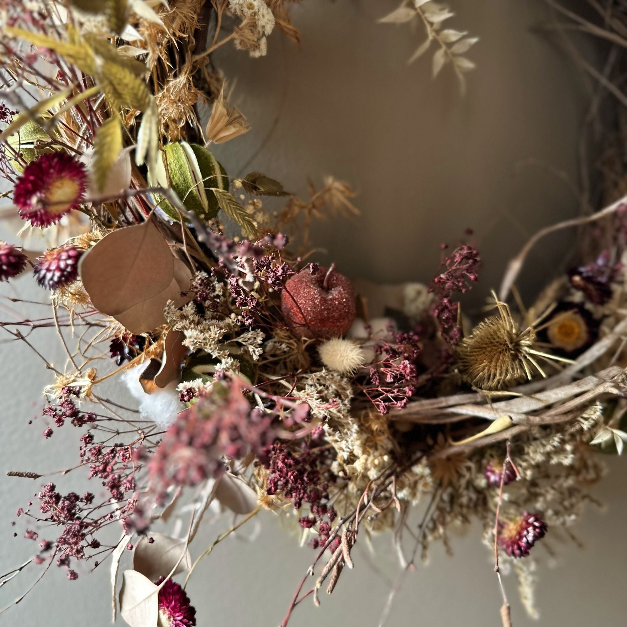 Earthy Dried Autumnal Wreath