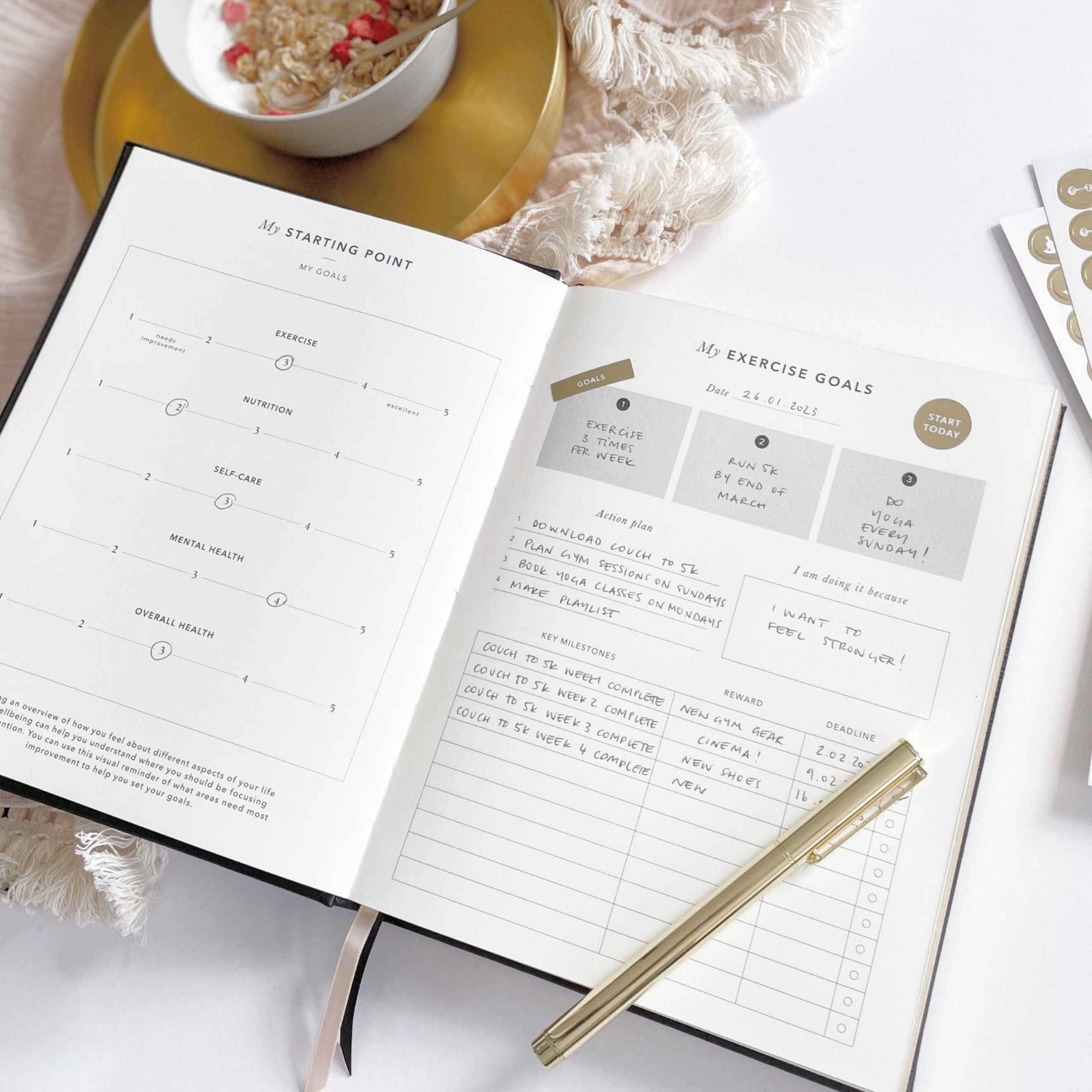 Fitness, Workout & Meal Planner