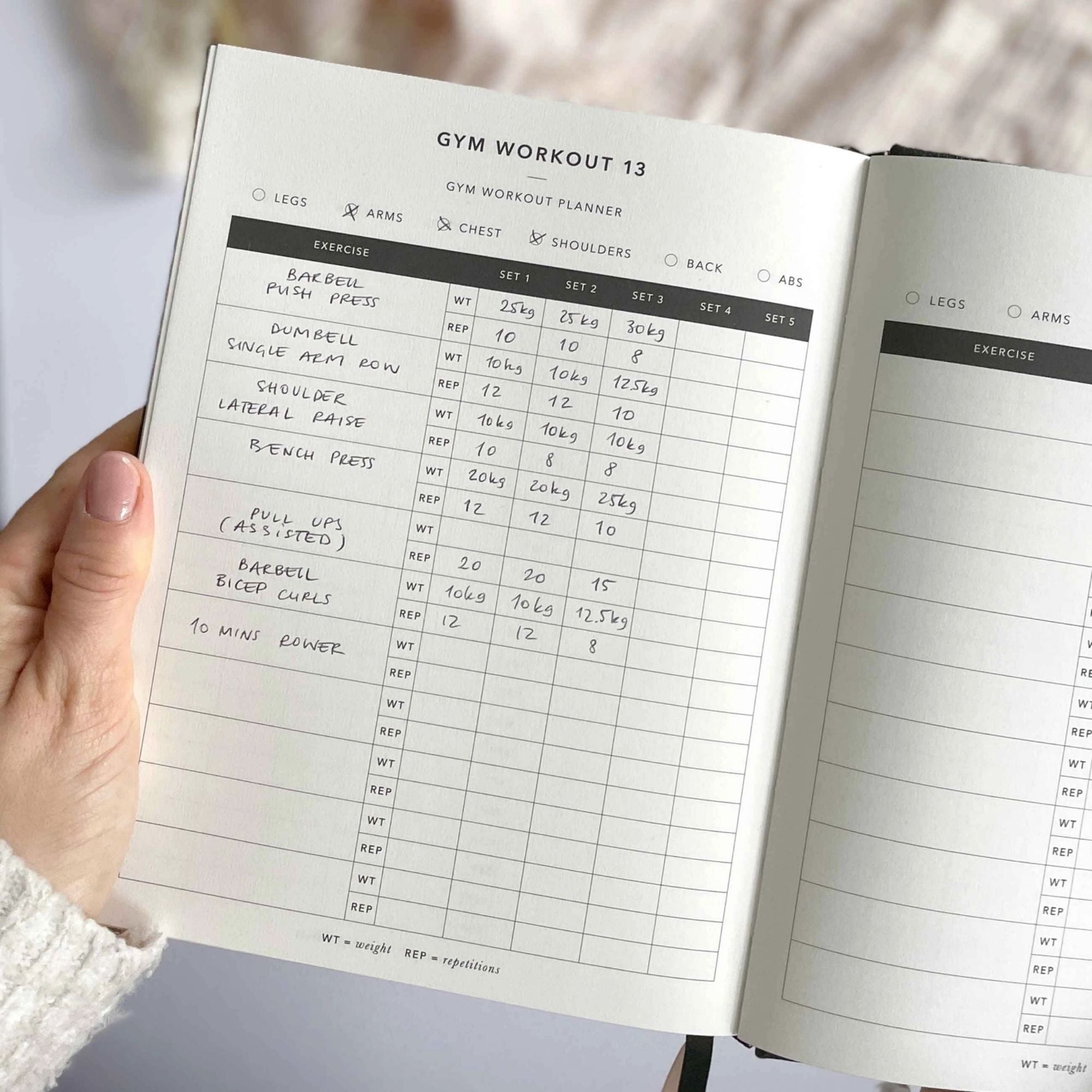 Fitness, Workout & Meal Planner