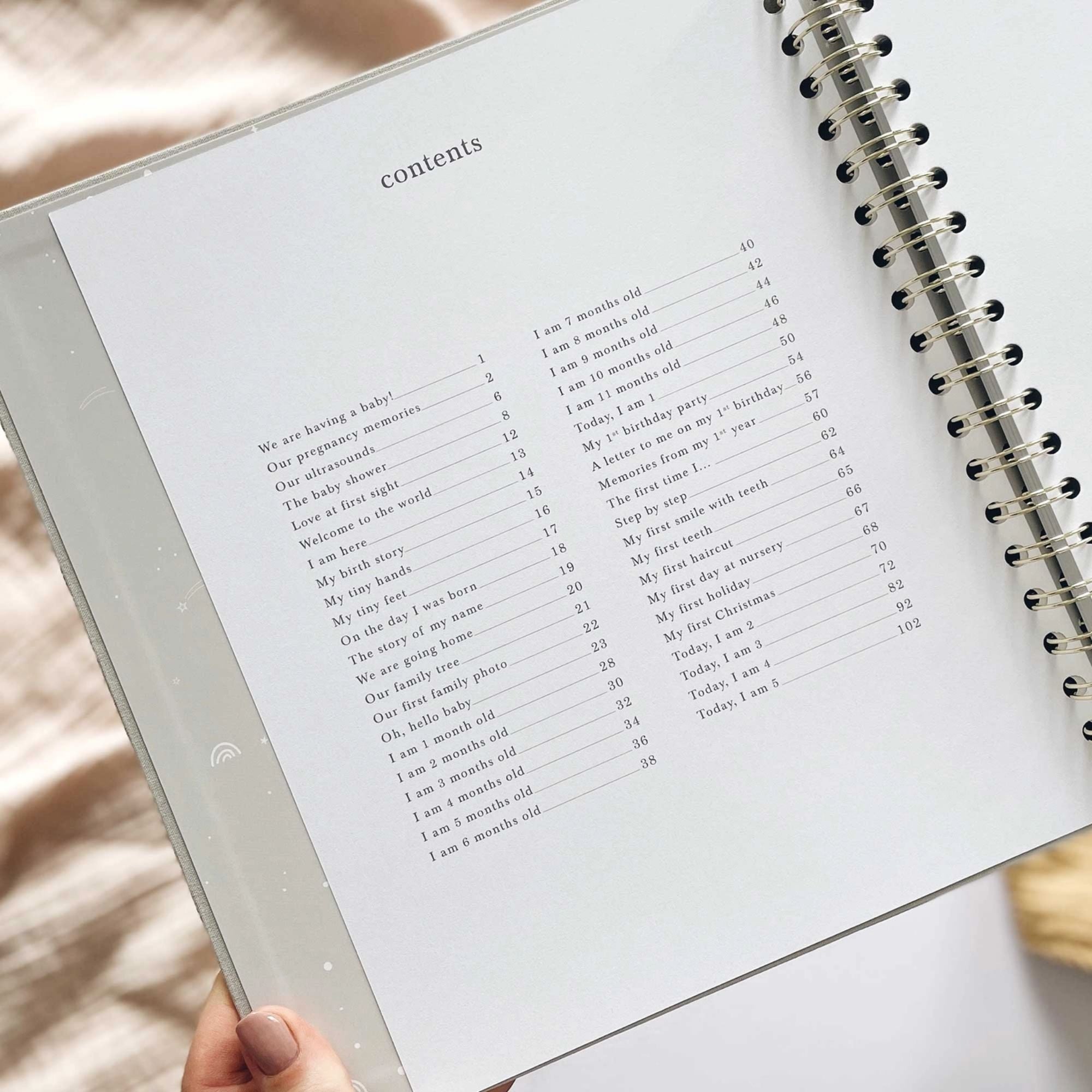 Baby Milestone Book