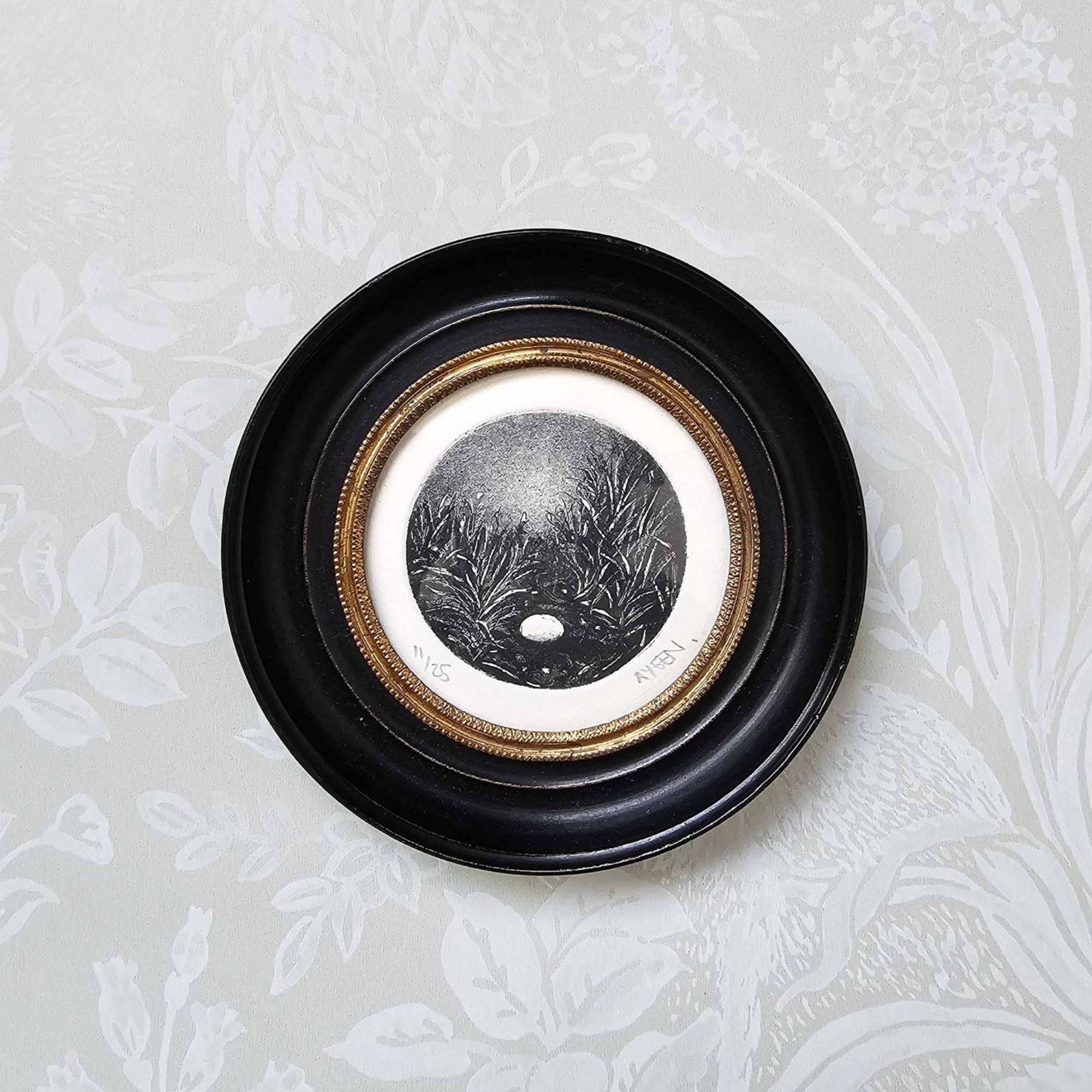 Nature Print in Antique Frame