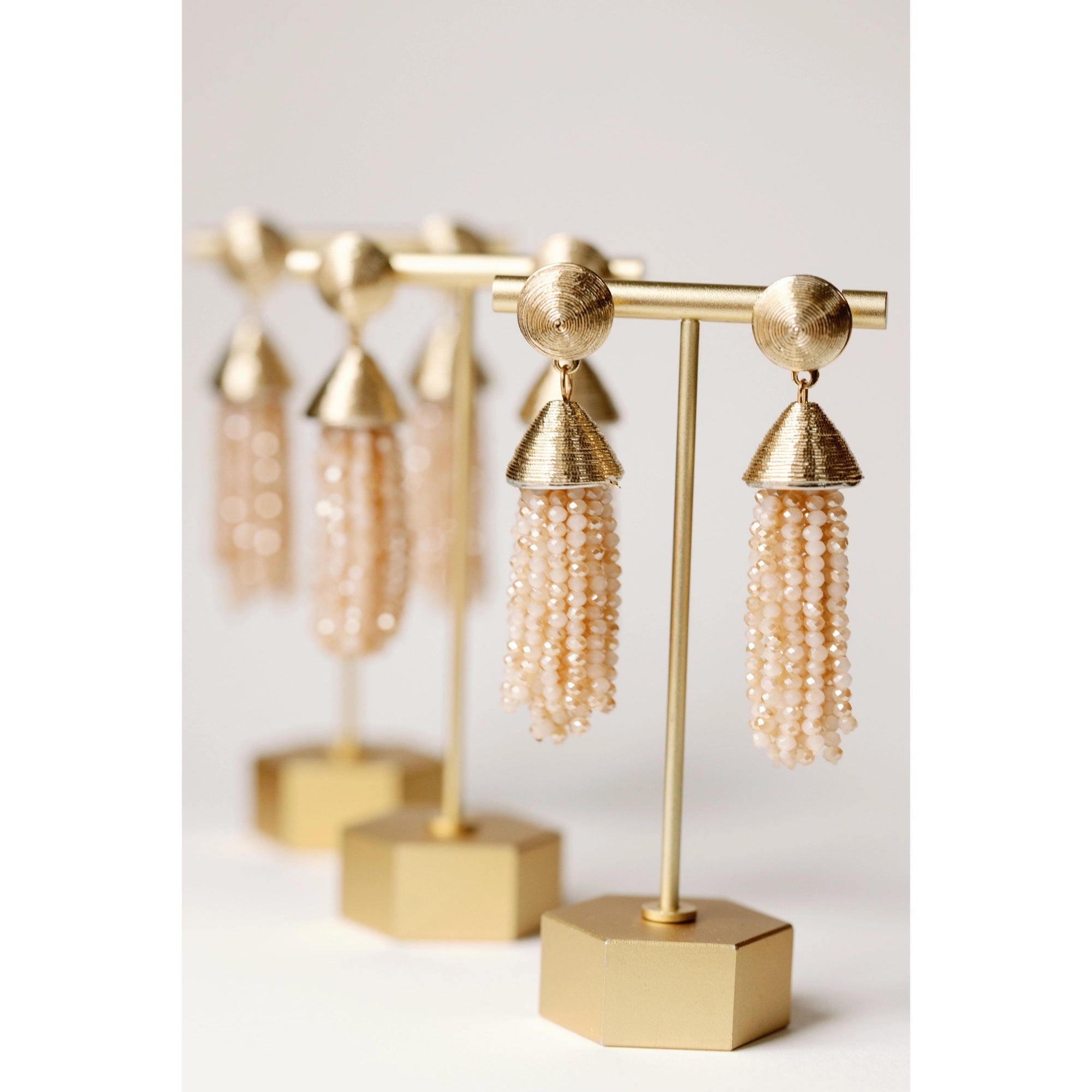 Gold Tassel Earrings
