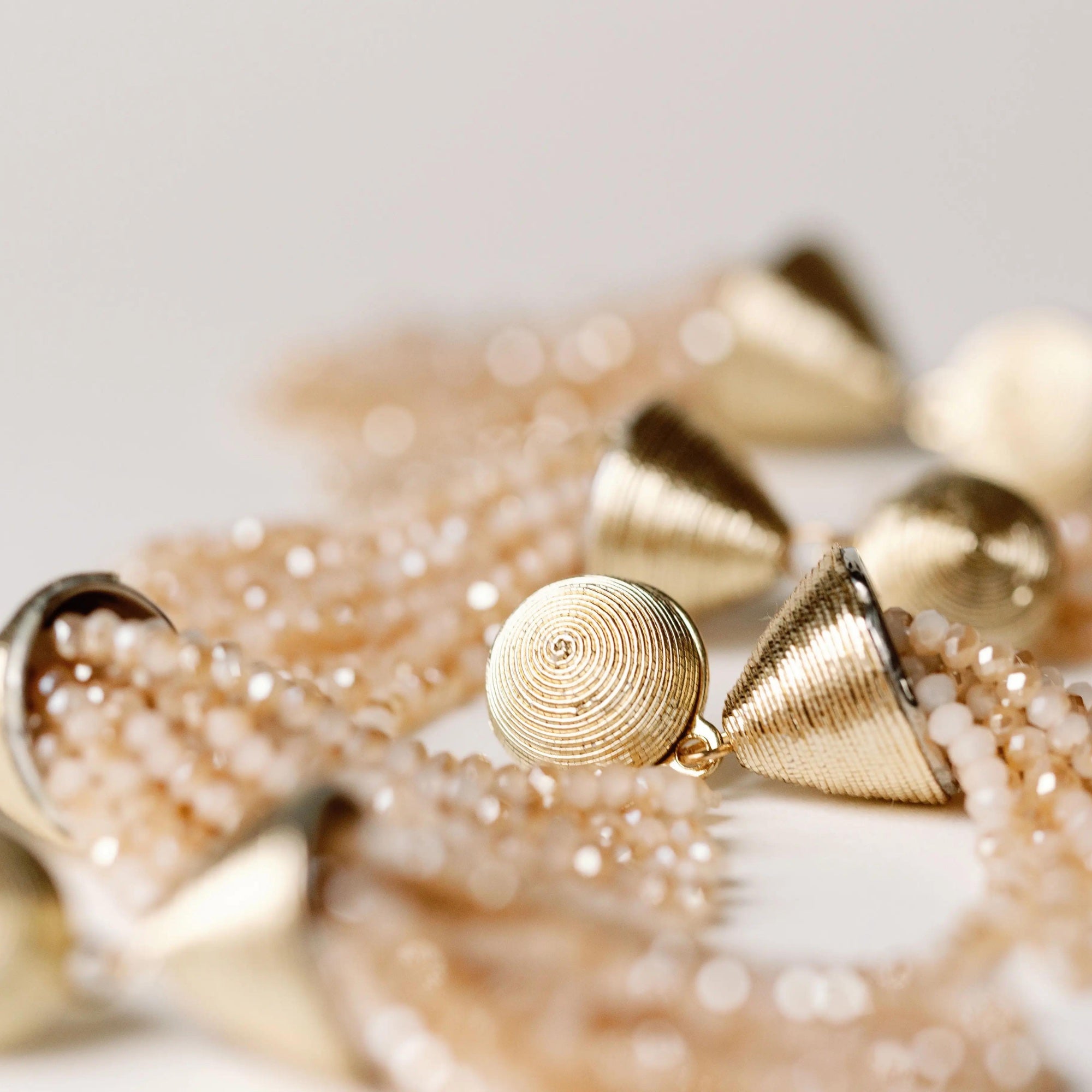 Gold Tassel Earrings