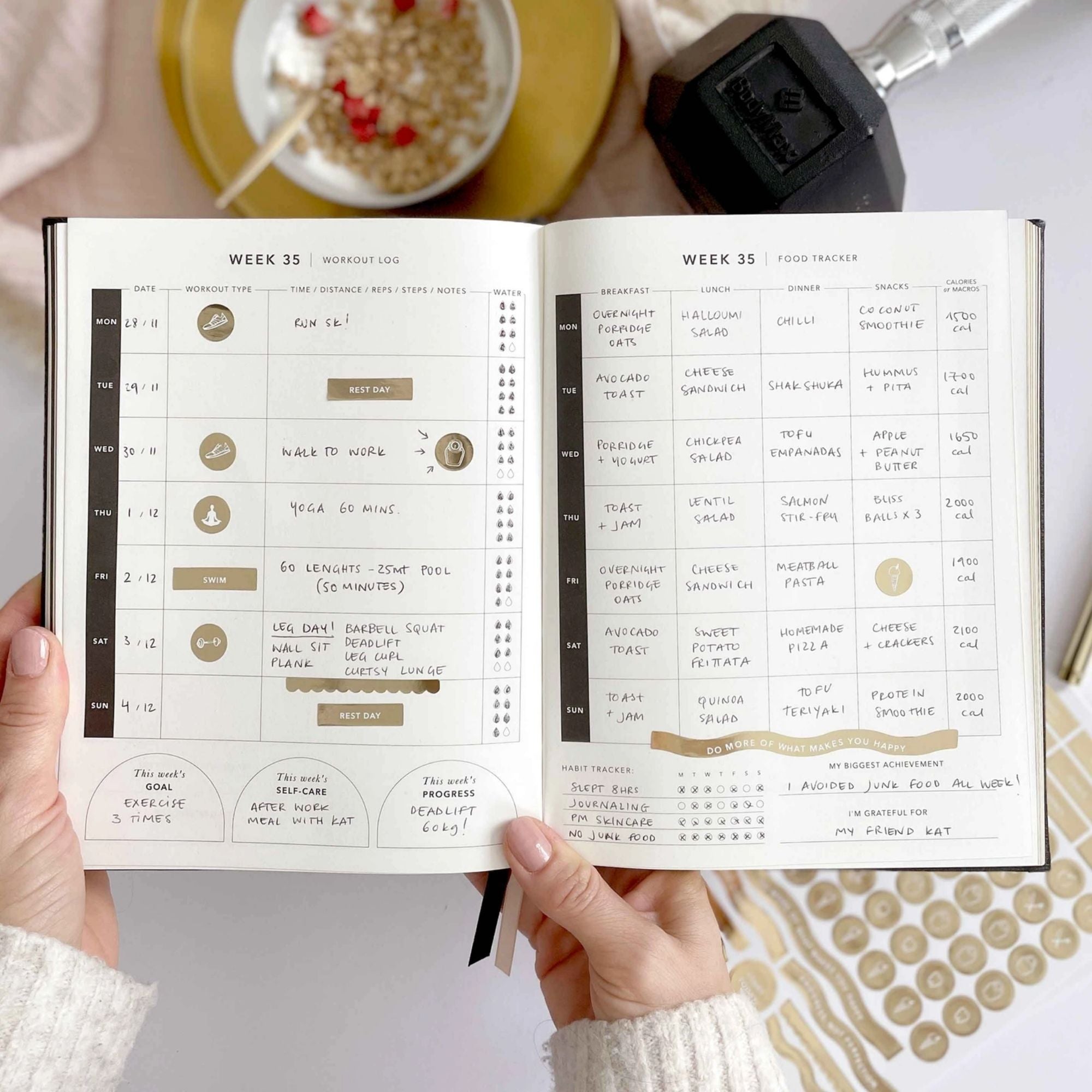 Fitness, Workout & Meal Planner